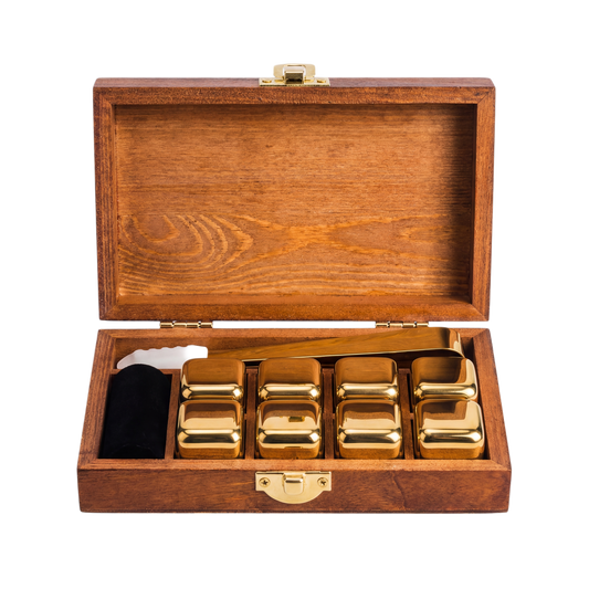 Gold Whiskey Cubes